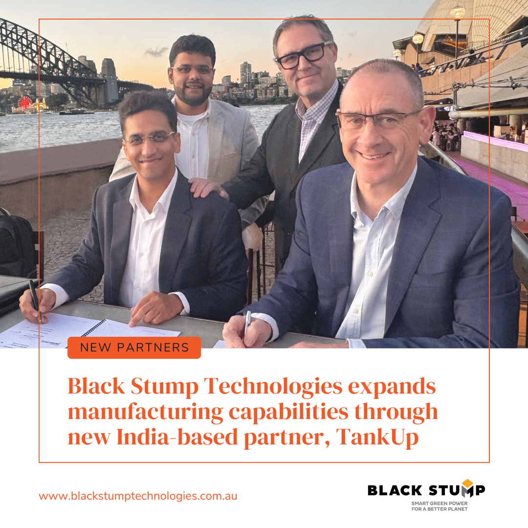 Black Stump and TankUp partnership news article