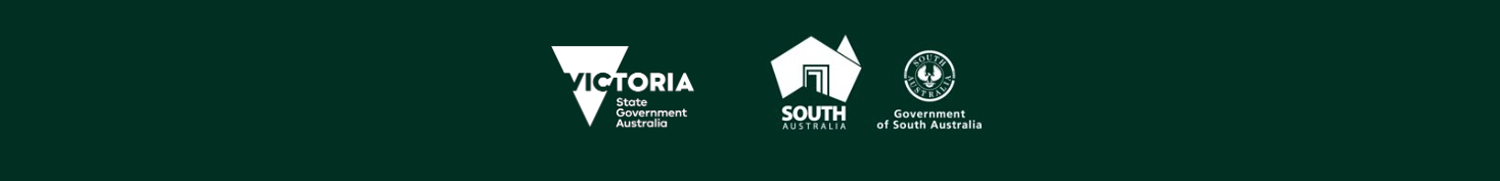 VIC GOV and SA GOV logos