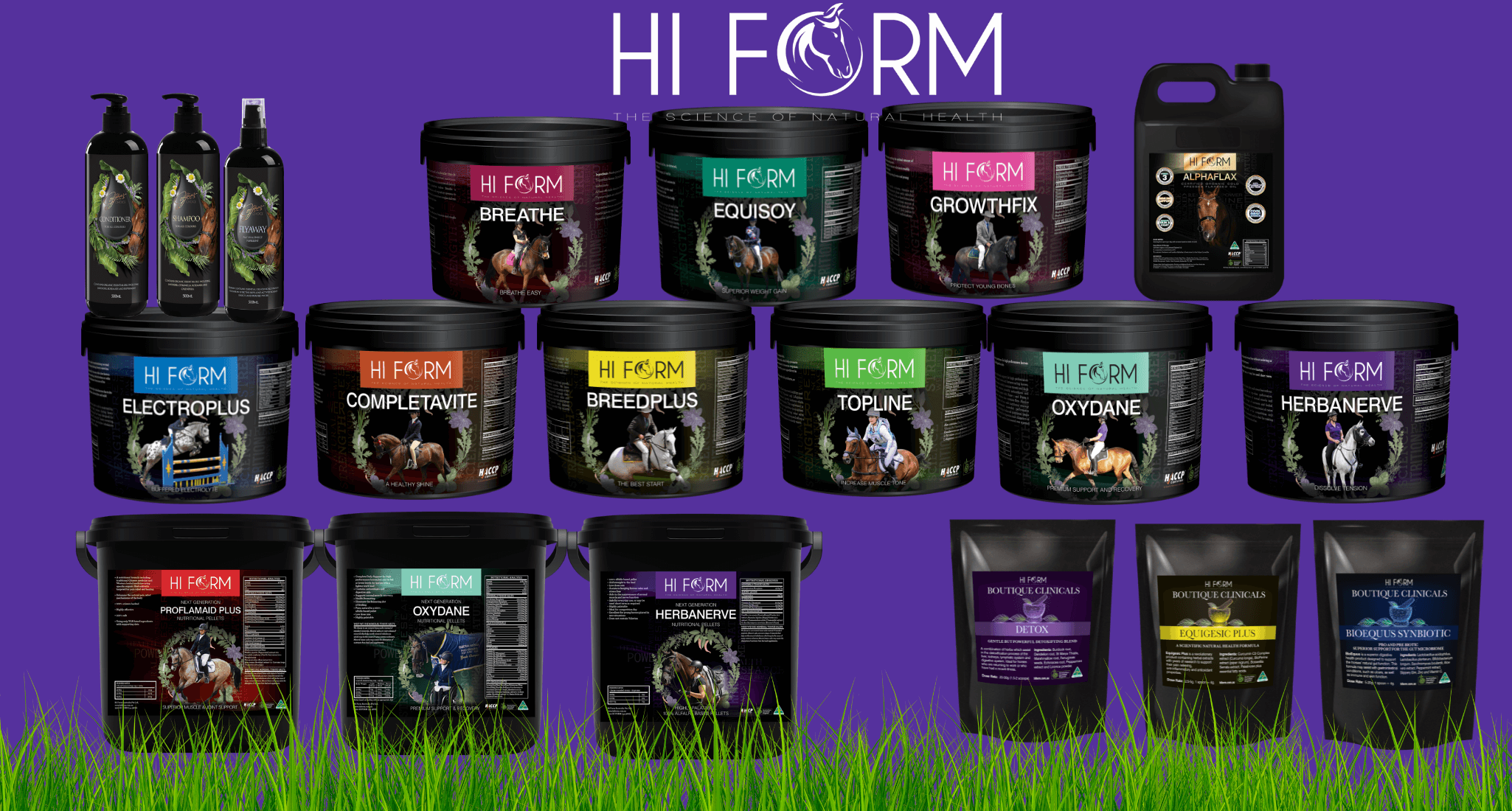 An image of Hi Form's product range