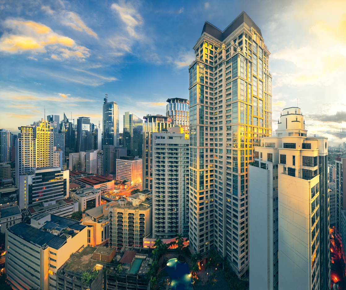 Makati city skyline, part of Metro Manila