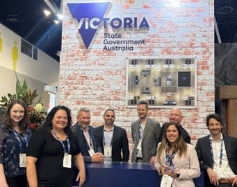 Global Victoria team supporting Victorian METS companies at the IMARC 2023 conference