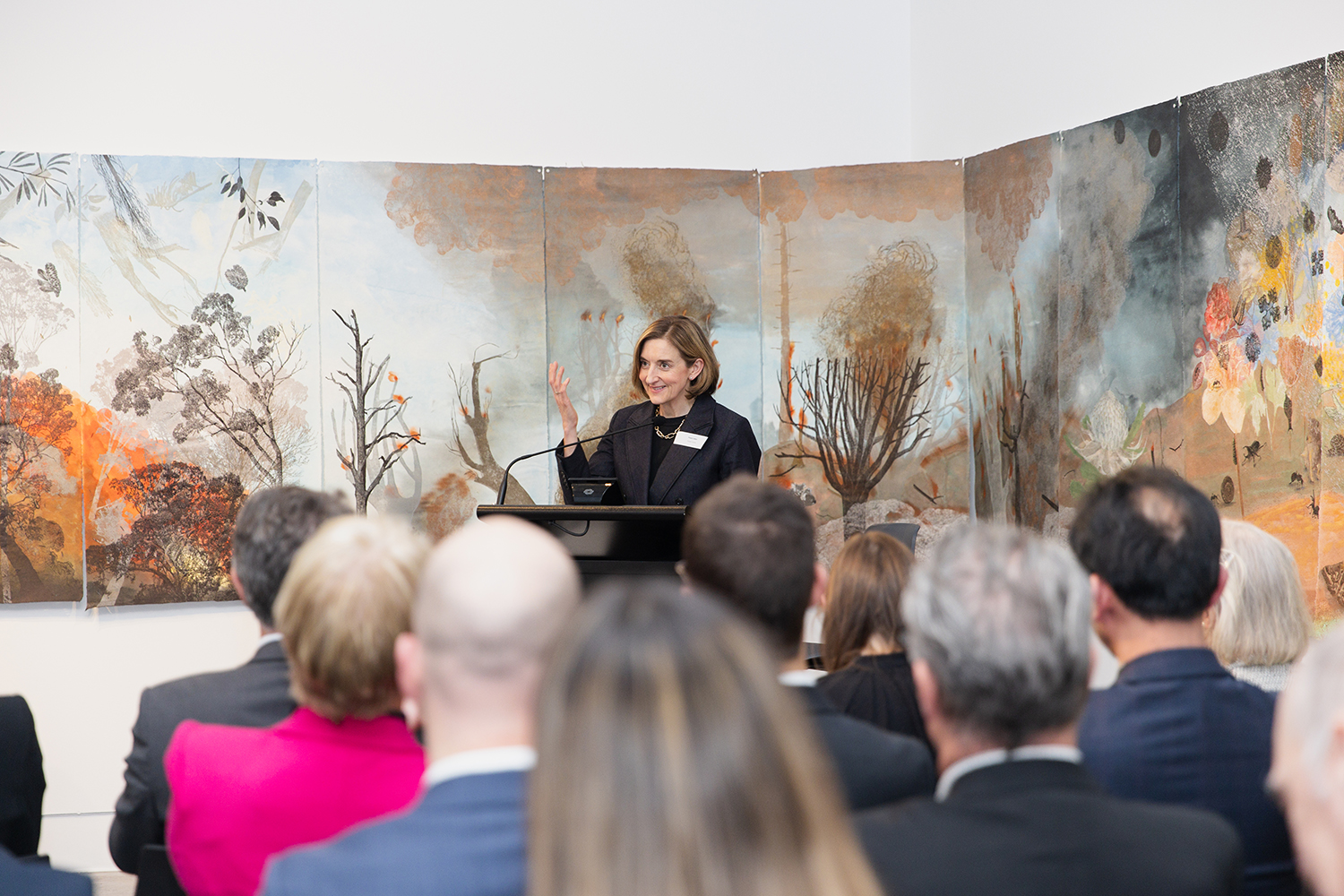 Fiona Letos presents at the Cutting Through Time showcasing the best of collaboration through design between Australia and Japan event