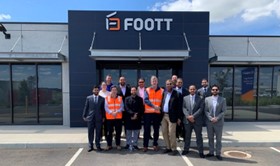 Delegation with members of the team at Foott Waste in Shepparton