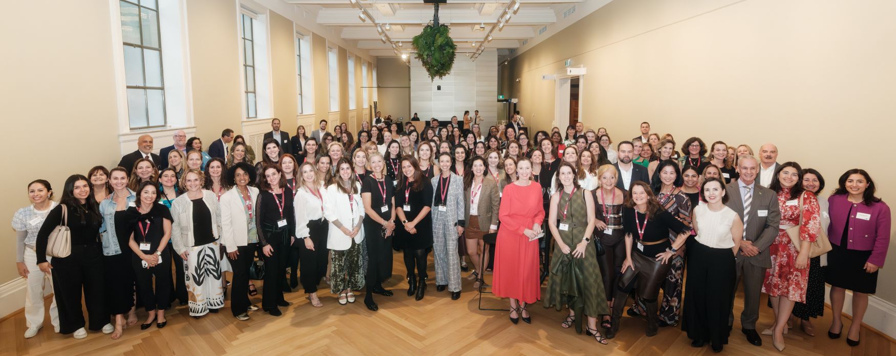 A group picture taken at the GVw &ndash; Connecting International leaders Networking Reception in April 2025