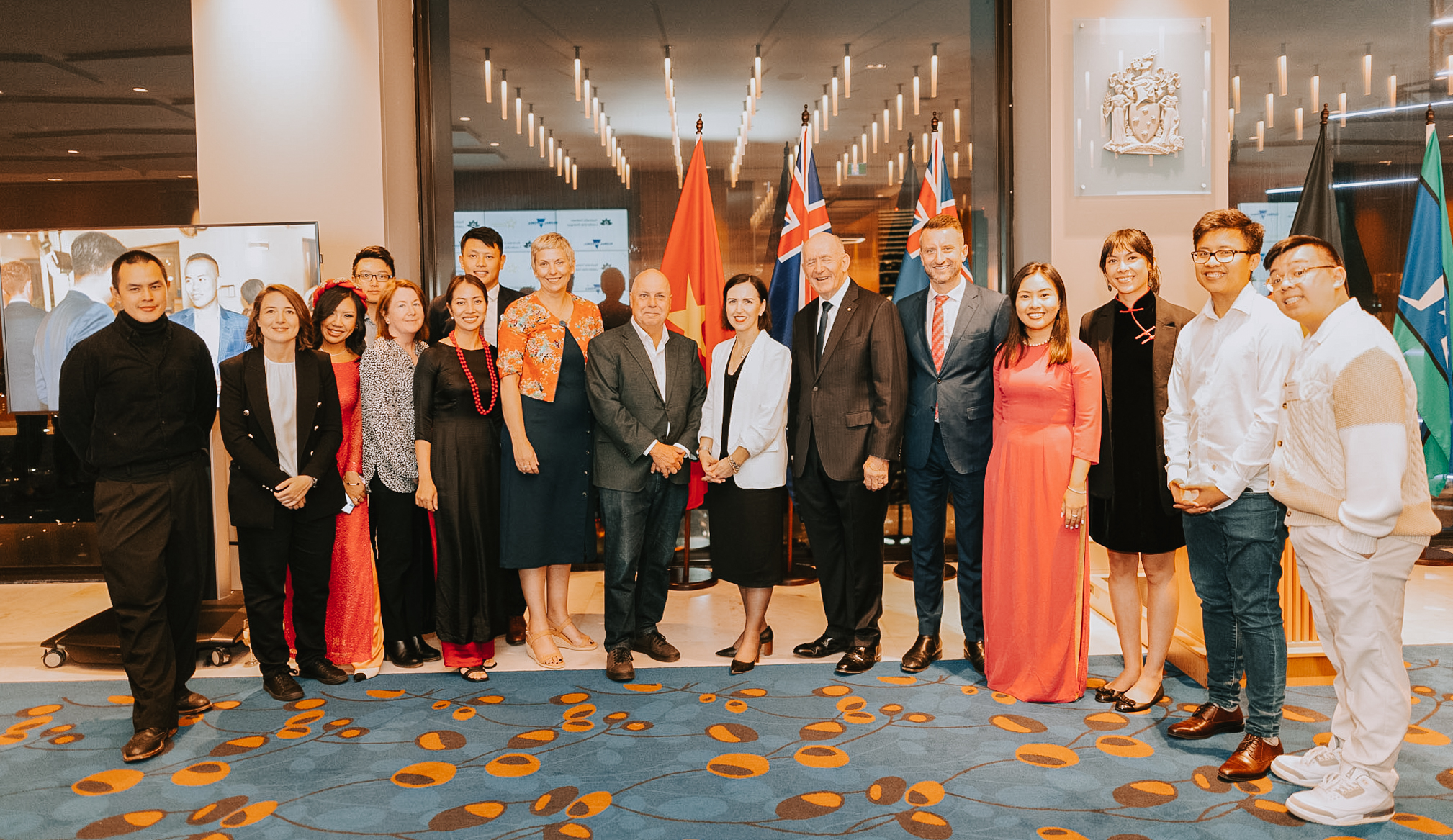 Group shot launch of the Australia-Vietnam Leadership Dialogue