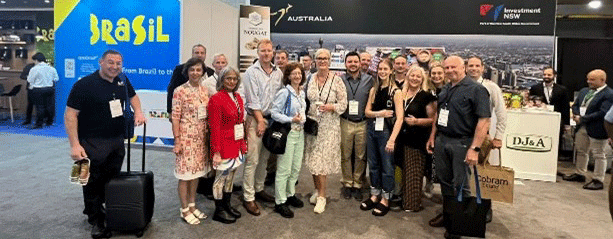 A photo of Global Victoria's 10-strong delegation who attended the Fancy Food Trade Mission