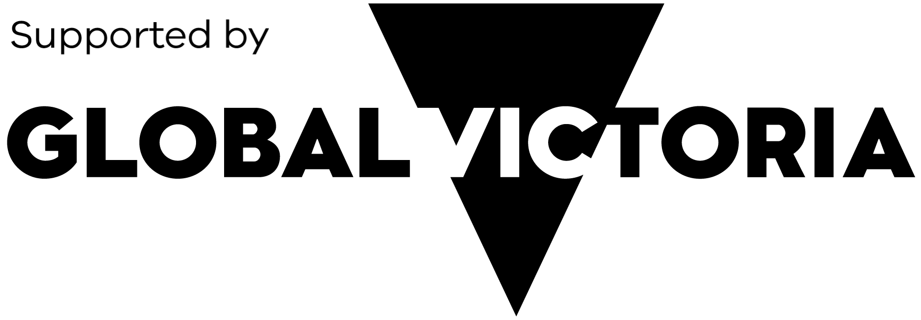 Supported by Global Victoria logo 