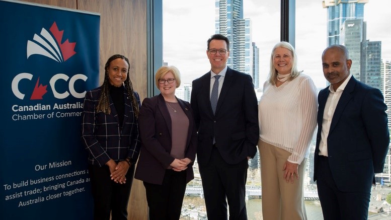 In honour of the FIFA Women's World Cup Australia & New Zealand 2023™match between Canada and Australia, we partnered with the Canadian Australian Chamber of Commerce and the Consulate General of Canada to host a lunch discussing the changing dynamics of leadership, fighting gender norms and how female leadership benefits everyone. 